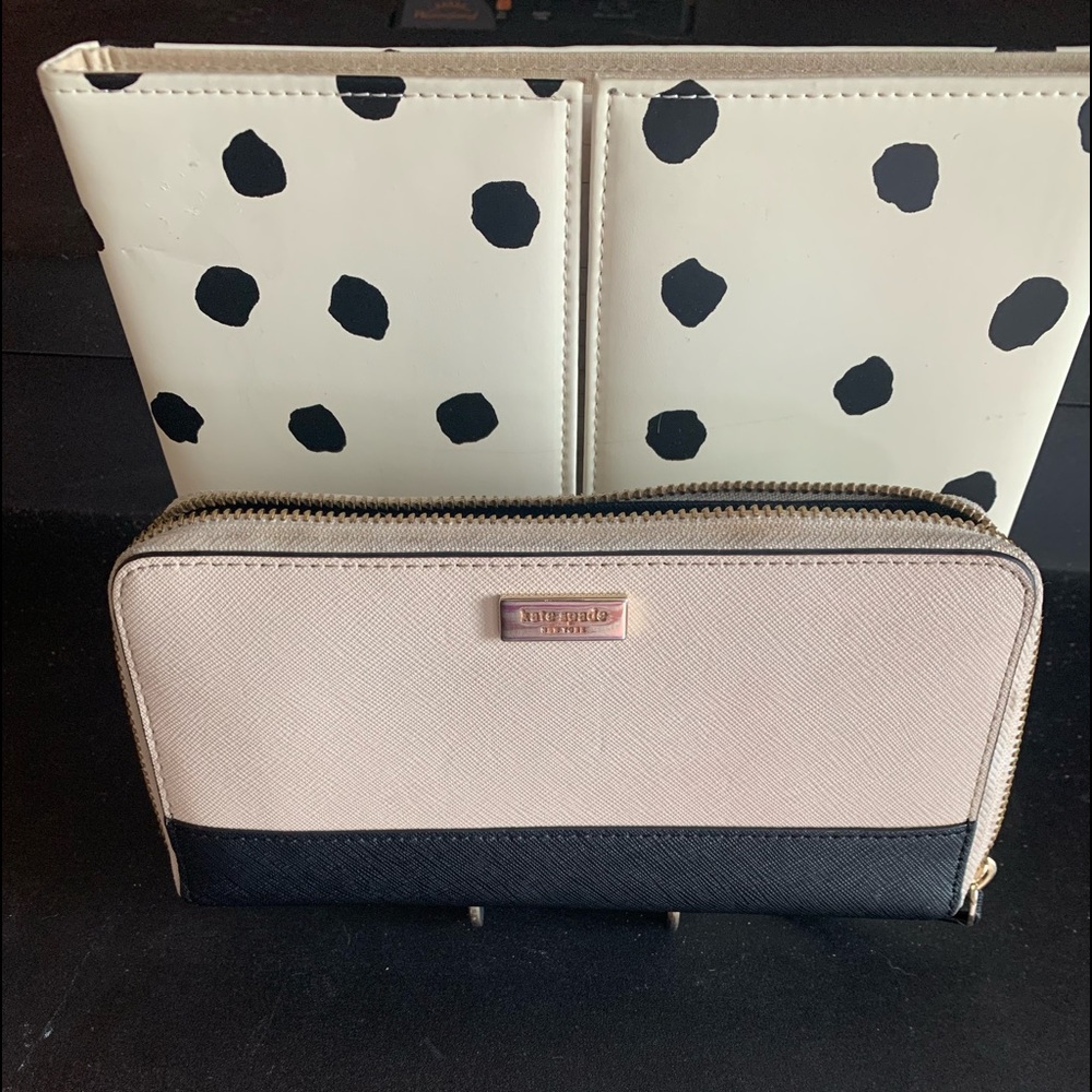 Kate Spade wallet and planner
